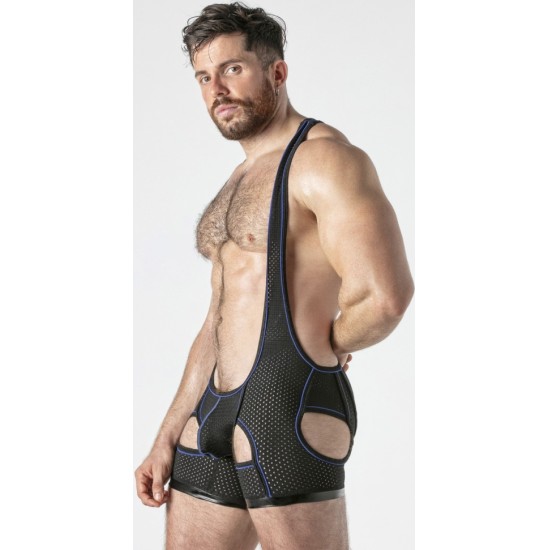 Locker Gear SINGLET BLUE — 36 S