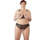 Cottelli Curves Pearl Set Black 2XL