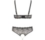 Cottelli Curves Pearl Set Black 2XL