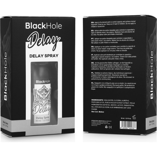 Black Hole DELAY PURŠKAMA VANDENS PAGRINDO 30 ML