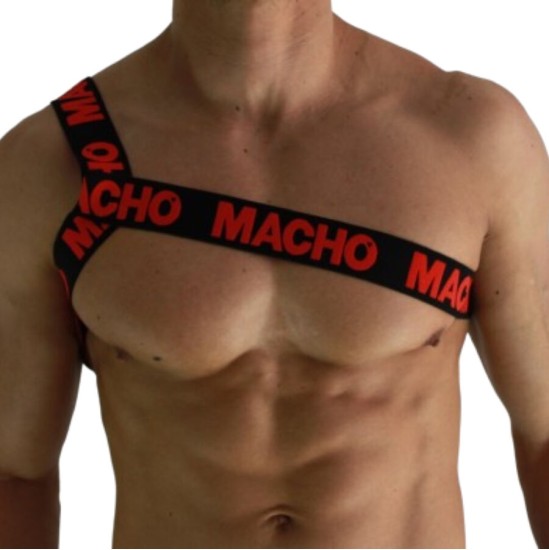 Macho Underwear MACHO - ROMĀŅU ZIKTAS SARKANS L/XL