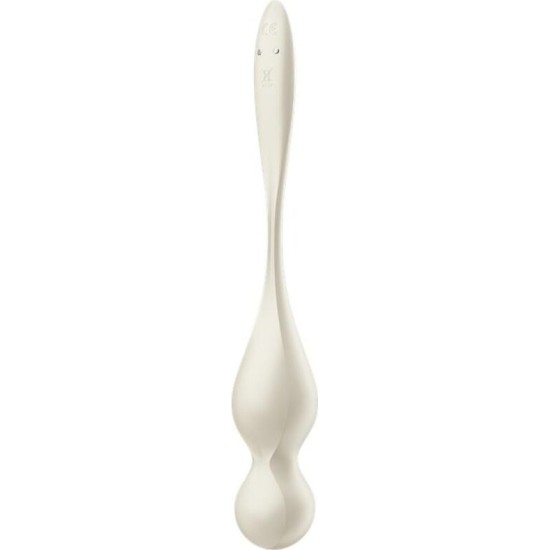 Satisfyer Balls APMIERINĀTĀJS - LOVE BIRDS VIBRATING KEGEL BALLS BALTĀS