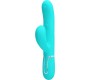 Pretty Love Flirtation PRETTY LOVE – PERLITA MULTIFUNCTION 3 IN 1 G-SPOT VIBRATOR AQUA GREEN