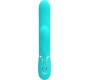 Pretty Love Flirtation PRETTY LOVE - PERLITA MULTIFUNCTION 3 IN 1 G-SPOT VIBRATOR AQUA GREEN