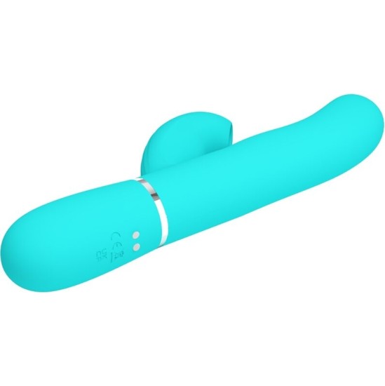 Pretty Love Flirtation PRETTY LOVE – PERLITA MULTIFUNCTION 3 IN 1 G-SPOT VIBRATOR AQUA GREEN