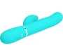 Pretty Love Flirtation PRETTY LOVE – PERLITA MULTIFUNCTION 3 IN 1 G-SPOT VIBRATOR AQUA GREEN