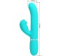 Pretty Love Flirtation PRETTY LOVE — PERLITA MULTIFUNCTION 3 IN 1 G-POTA VIBRATORS AQUA GREEN