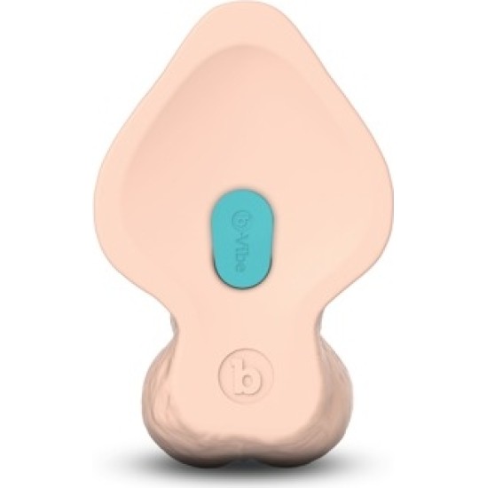 B-Vibe гладкая кожа 10 дюймов изогнутый кремовый