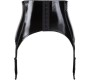 Black Level Vinyl Suspender Belt L