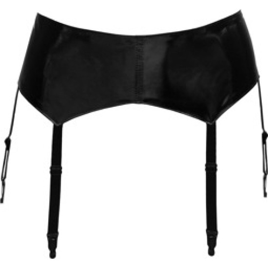 Black Level Vinyl Suspender Belt S