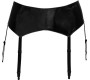 Black Level Vinyl Suspender Belt S