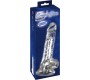 Crystal Caurspīdīgs vibrators 24,5 cm