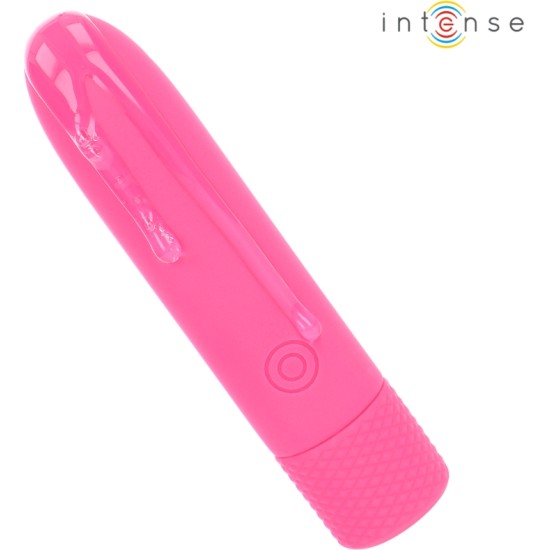 Intense Fun INTENSE — SYMONE USB UZLĀDĒJAMS VIBRĒJOŠS BULLET 8 VIBRATIONS PINK 10 x 2,2 CM