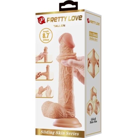 Pretty Love TALLEN REALISTIC DILDO 22 CM MĪSTA