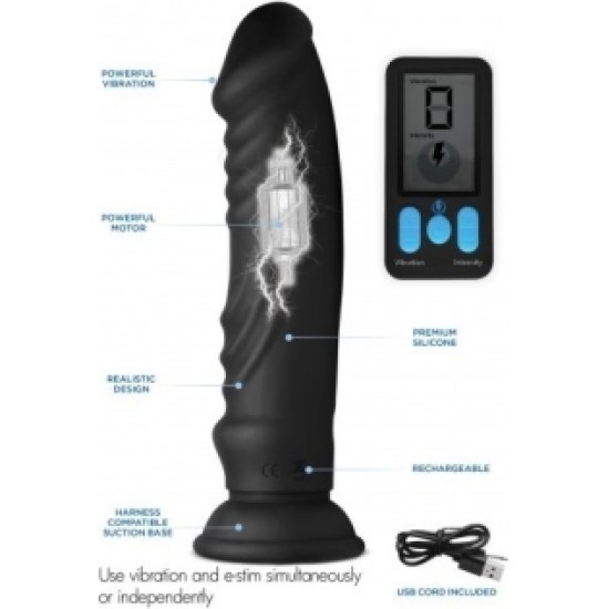 Xr - Zeus Electrosex REĀLISTS VIBRATORS UN ELEKTROSTIMULĀCIJA AR VADĪBU