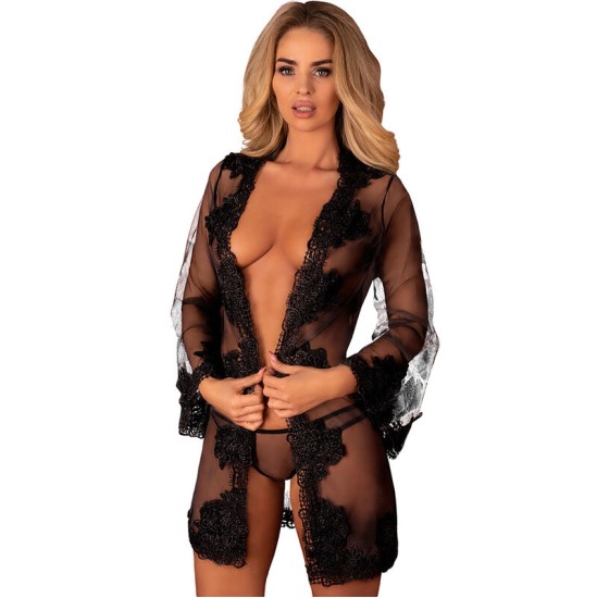 Livco Corsetti Sets LIVCO CORSETTI FASHION — HERINA LC XG056 SLETE + BIKŠĶĪTES, MELNAS VIENS IZMĒRS