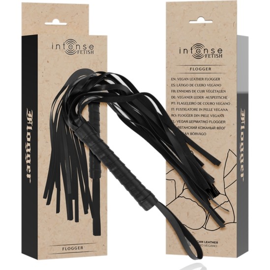 Intense Fetish VEGAN LEATHER FLOGGER