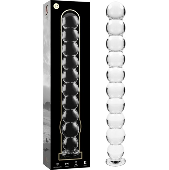 Nebula Series By Ibiza 22 MODELIS DILDO BOROSILIKATINIS STIKLAS 21,5 X 2,5 CM SKAIUS