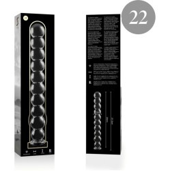 Nebula Series By Ibiza MUDEL 22 DILDO BOROSILIKAATKLAASI 21,5 X 2,5 CM SELGE