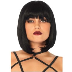 Leg Avenue Accessories LEG AVENUE - SHORT NATURAL BOB WIG BLACK