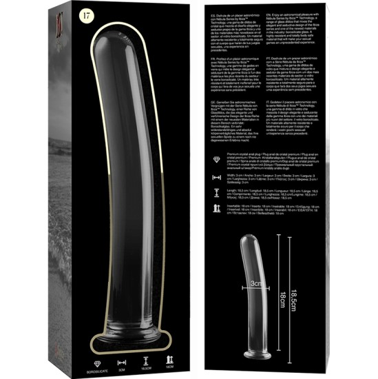 Nebula Series By Ibiza MUDEL 17 DILDO BOROSILIKAATKLAAS 18,5 X 3 CM SELG