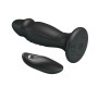 Mr Play ANAL PLUG WITH VIBRATION BLACK REMOTE CONTROL