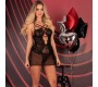 Livco Corsetti Sets LIVCO CORSETTI FASHION - BARIRIN LC 90633 SHIRT + PANTY BLACK