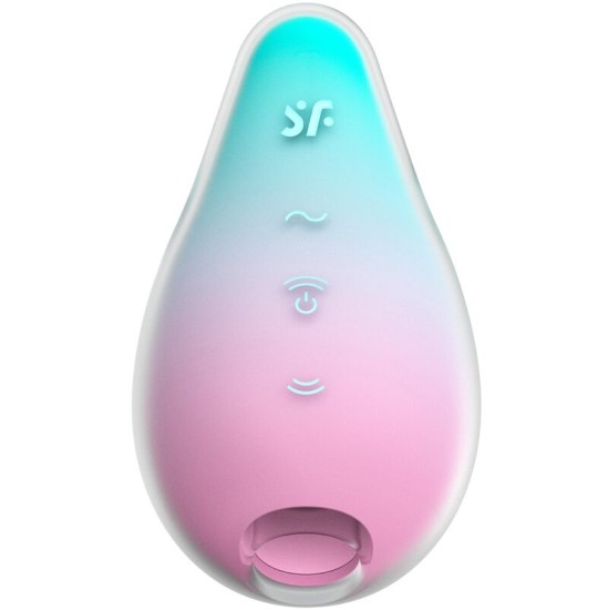 Satisfyer Air Pulse APMIERINĀTĀJS — MERMAID VIBES STIMULĀTORS UN VIBRATORS PILTĀ UN ROZĀ