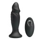 Mr Play ANAL PLUG WITH VIBRATION BLACK REMOTE CONTROL