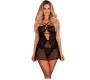 Livco Corsetti Sets LIVCO CORSETTI FASHION – BARIRIN LC 90633 MARŠKINĖLIAI + JUODOS KELĖNĖS