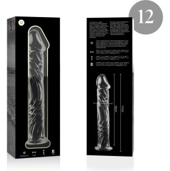 Nebula Series By Ibiza MODELIS 12 DILDO BOROSILIKĀTS STIKLS 17 X 3,5 CM DZIDRS