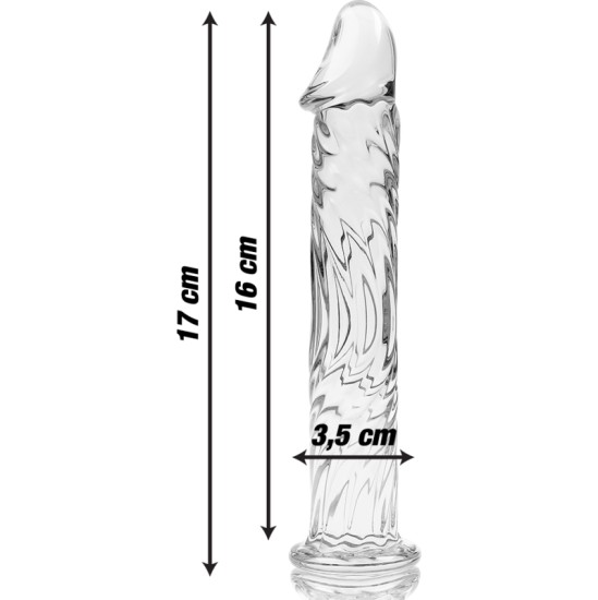 Nebula Series By Ibiza MUDEL 12 DILDO BOROSILIKAATKLAASI 17 X 3,5 CM SELGE