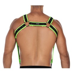 Cut4Men H4RNESS05 Chest Harness Neon Green One Size