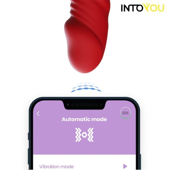 Intoyou App Series Ascen Thrusting and Wing Vibe с магнитным USB-приложением