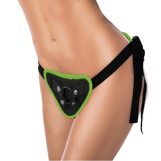 Intoyou Shining Line Eiferes Glow in the Dark Adjustable Strap-On Harness Corset Style