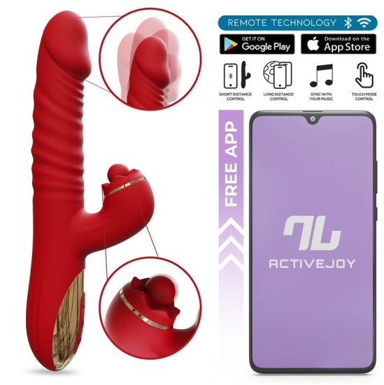 Intoyou App Series Ascen Thrusting and Wing Vibe с магнитным USB-приложением