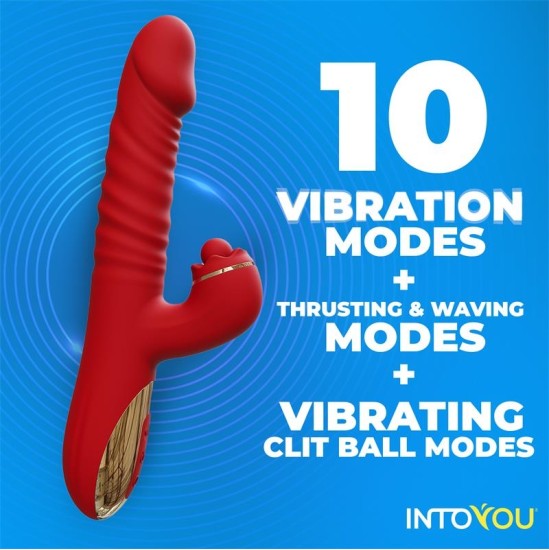 Intoyou App Series Ascen Thrusting and Wing Vibe с магнитным USB-приложением