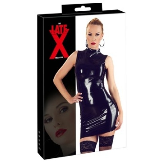 Late X Latex Dress black M