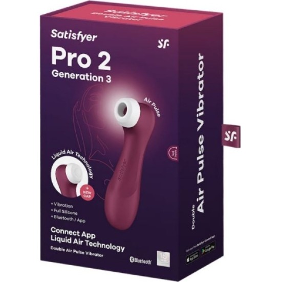 Satisfyer PRO 2 GENERATION 3 APP WINE