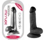 Vscnovelty REĀLISTS PENIS MR RUDE BLACK 18,5 CM