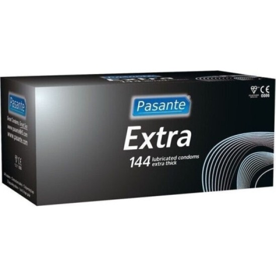 Pasante EXTRA THICK CONDOM THROUGH BOX 144 UNITS