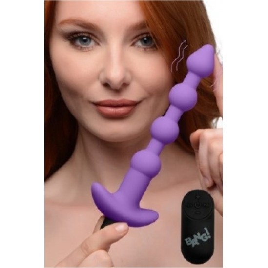 Xr - Bang! USB VIBRATING ANAL STRIP WITH PURPLE CONTROL