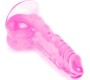 Vscnovelty REALISTIC PENIS CRYSTAL JELLIES PINK 13.5 CM