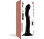 Strap-On-Me SILIKONA DILDO PUNKTA STIMULĀTORS P/G BLACK M