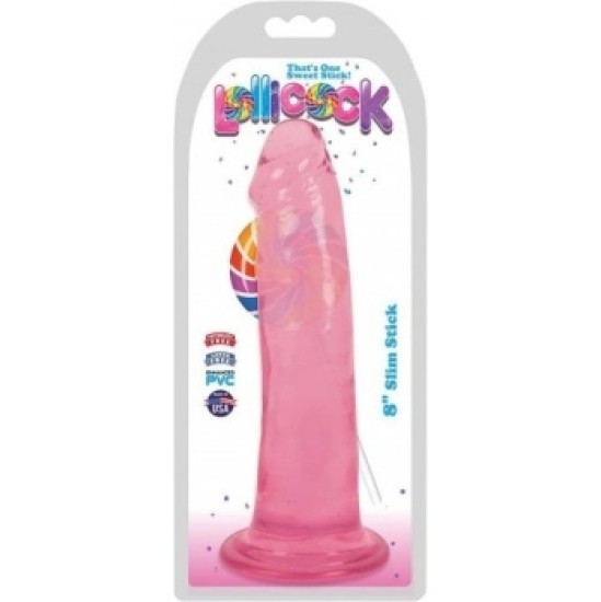 Xr - Lollicock DILDO SLIM STICK CHERRY 2032 CM"