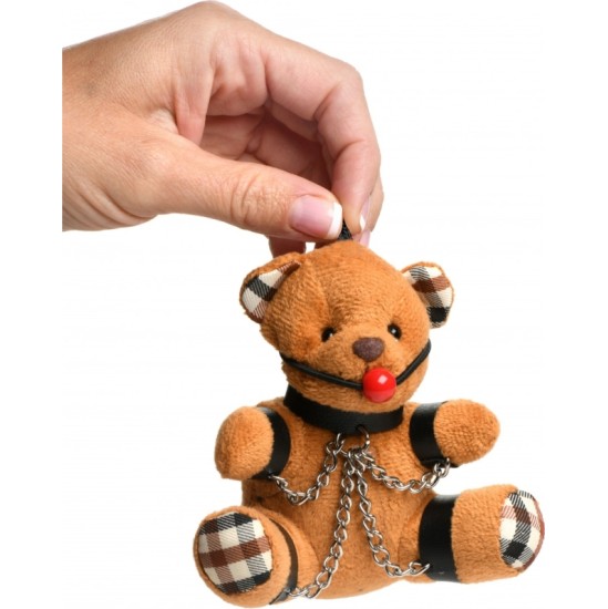 Xr - Masterseries GAGGED TEDDY BEAR KEYCHAIN