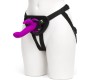 Happy Rabbit VIBRATING STRAP ON HARNESS SET PURPLE