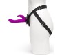 Happy Rabbit VIBRATING STRAP ON HARNESS SET PURPLE