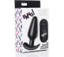 Xr - Bang! VIBRATED ANAL FORM T SILICONE USB W/ BLACK CONTROL