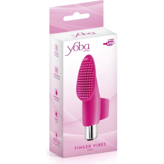 Yoba USB SILICONE VIBRATOR FINGER GLEE